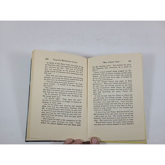 Nancy Drew Mystery: Nancy's Mysterious Letter Carolyn Keene VTG HC c1932 BCE - Picture 16 of 16